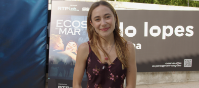 Imagem de Beatriz Frazão na antestreia de Ecos Do Mar