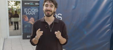 Imagem de Tiago Negrão Pinheiro na antestreia de Ecos Do Mar